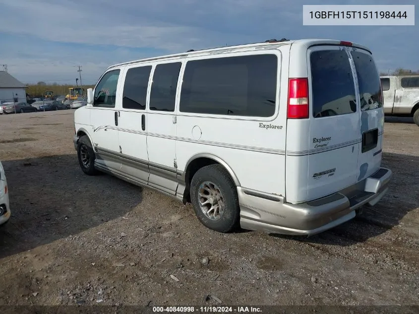 2005 Chevrolet Express Upfitter VIN: 1GBFH15T151198444 Lot: 40840998