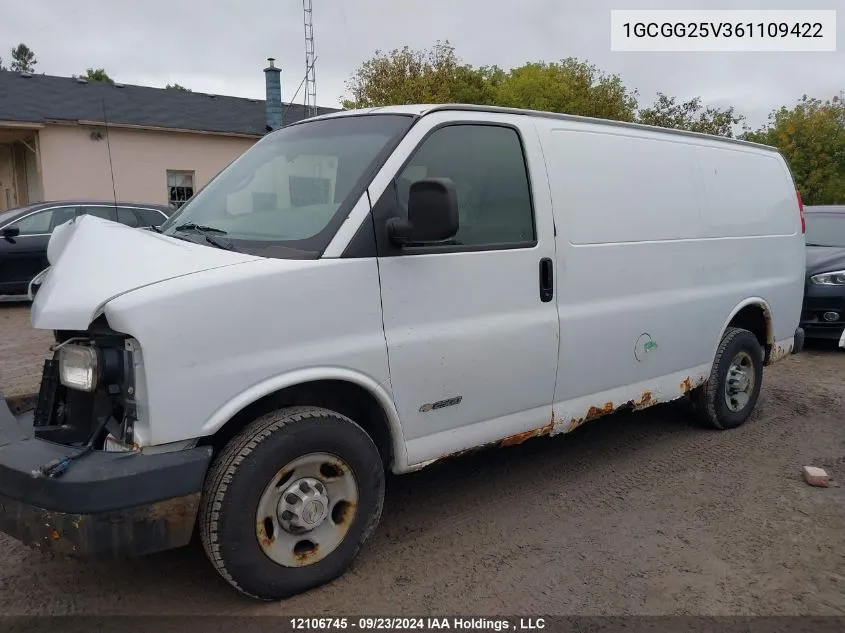 1GCGG25V361109422 2006 Chevrolet Express