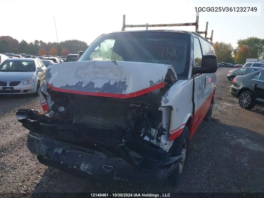 2006 Chevrolet Express VIN: 1GCGG25V361232749 Lot: 12140461