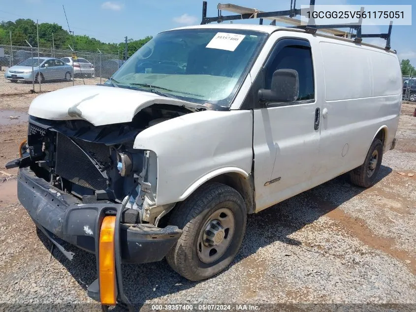 2006 Chevrolet Express Work Van VIN: 1GCGG25V561175051 Lot: 39357400