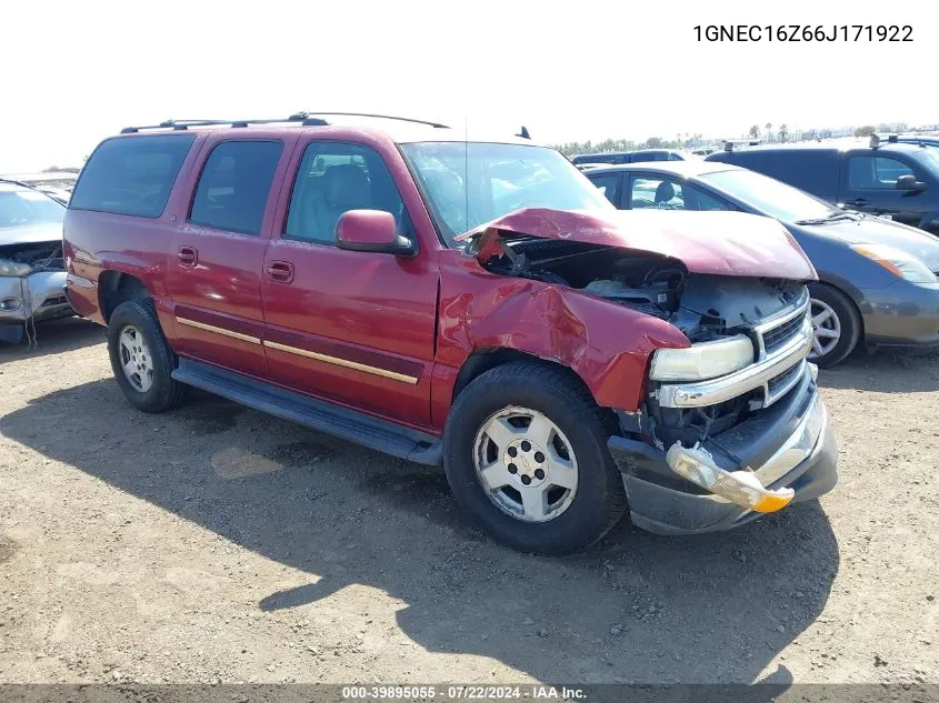 1GNEC16Z66J171922 2006 Chevrolet Suburban 1500 Lt