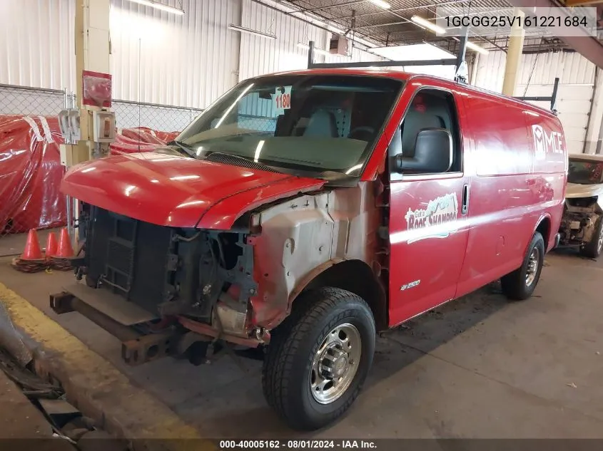 1GCGG25V161221684 2006 Chevrolet Express Work Van