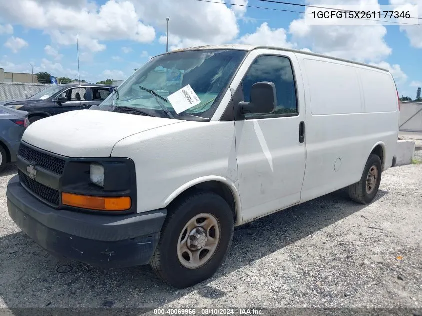 1GCFG15X261177346 2006 Chevrolet Express Work Van