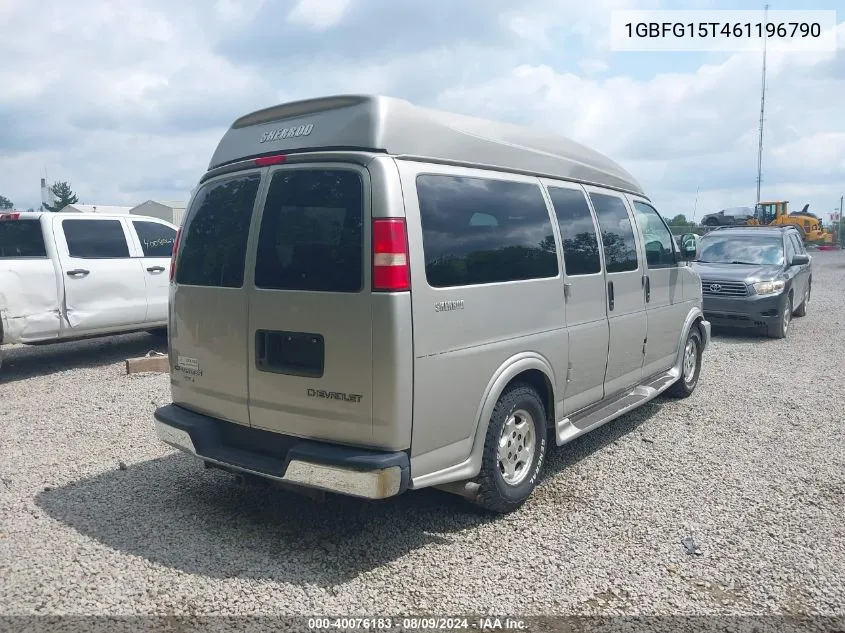 2006 Chevrolet Express Upfitter VIN: 1GBFG15T461196790 Lot: 40076183