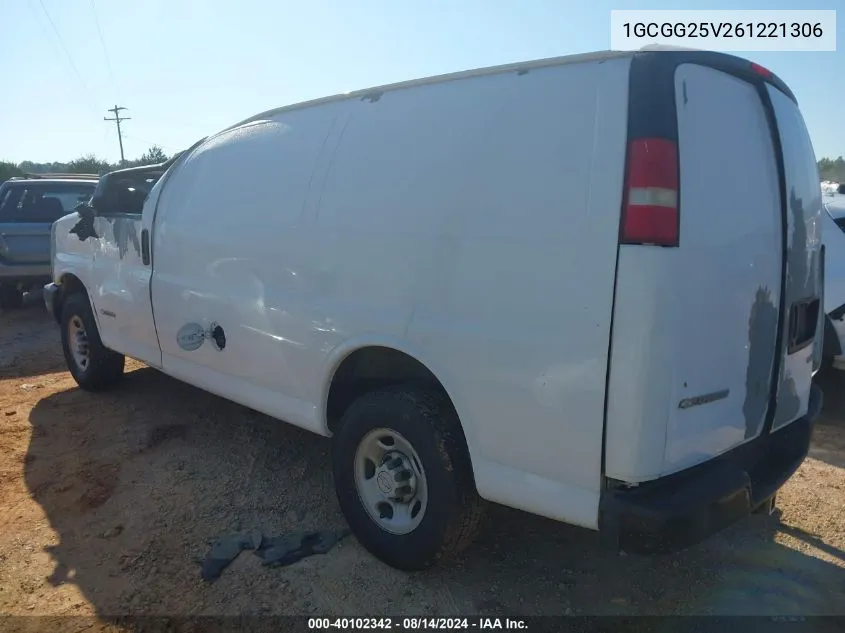 2006 Chevrolet Express Work Van VIN: 1GCGG25V261221306 Lot: 40102342