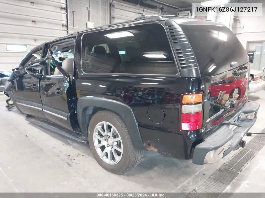 1GNFK16Z86J127217 2006 Chevrolet Suburban 1500 Lt