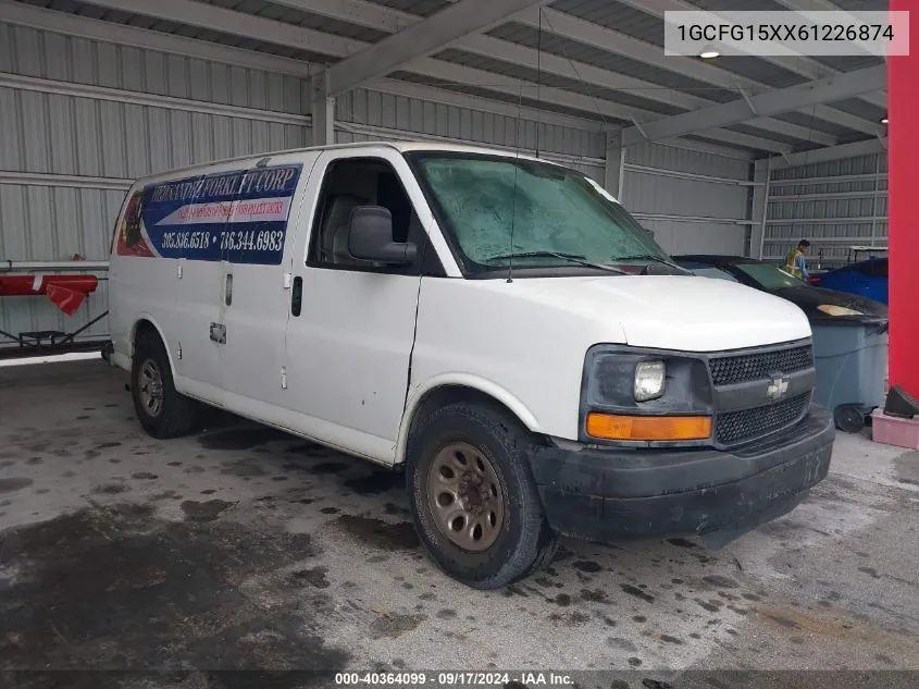 2006 Chevrolet Express VIN: 1GCFG15XX61226874 Lot: 40364099