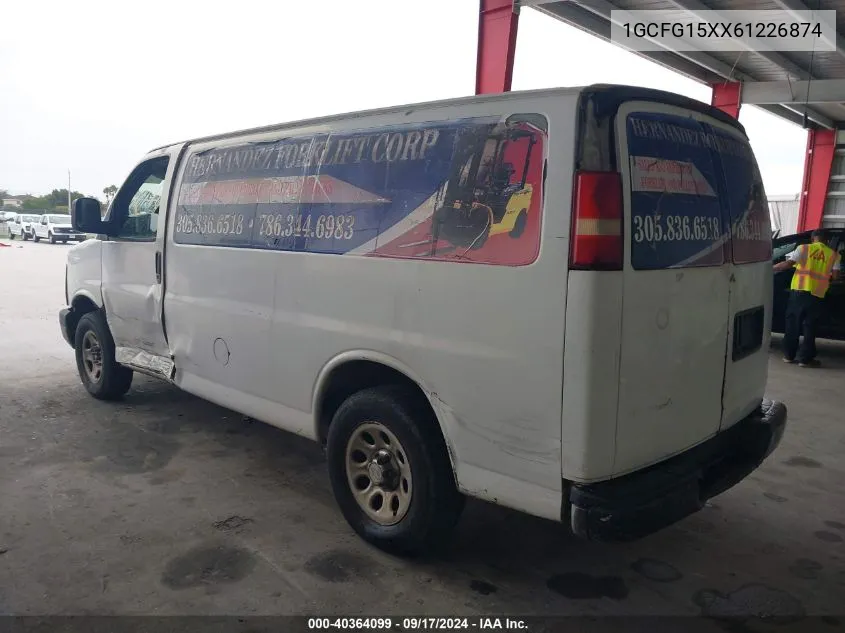 1GCFG15XX61226874 2006 Chevrolet Express