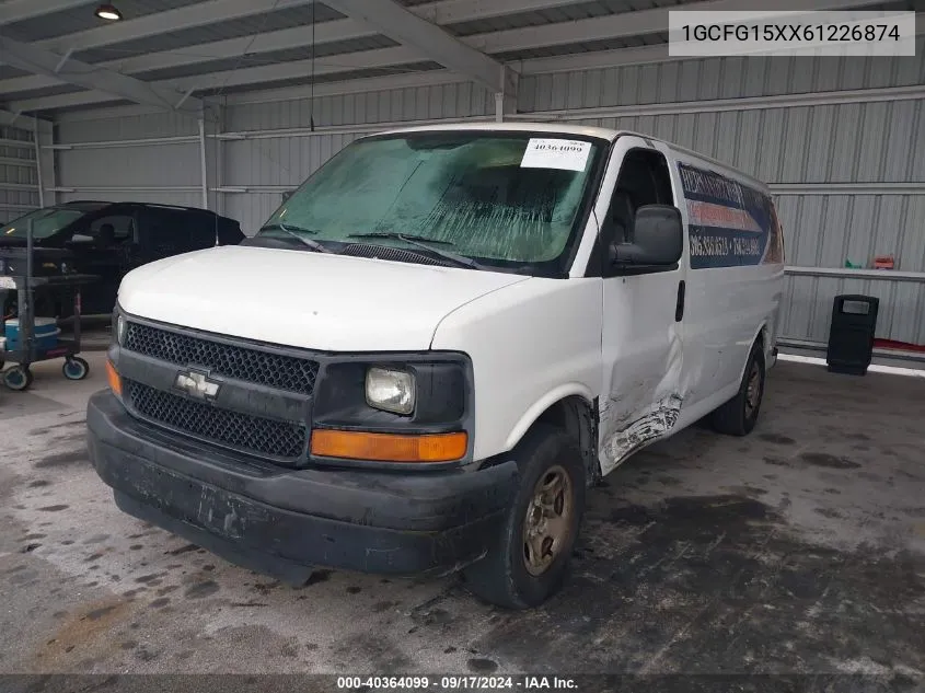 1GCFG15XX61226874 2006 Chevrolet Express