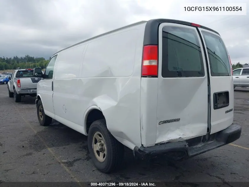 1GCFG15X961100554 2006 Chevrolet Express Work Van