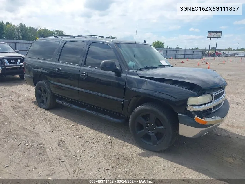 2006 Chevrolet Suburban 1500 Ls VIN: 3GNEC16ZX6G111837 Lot: 40371732