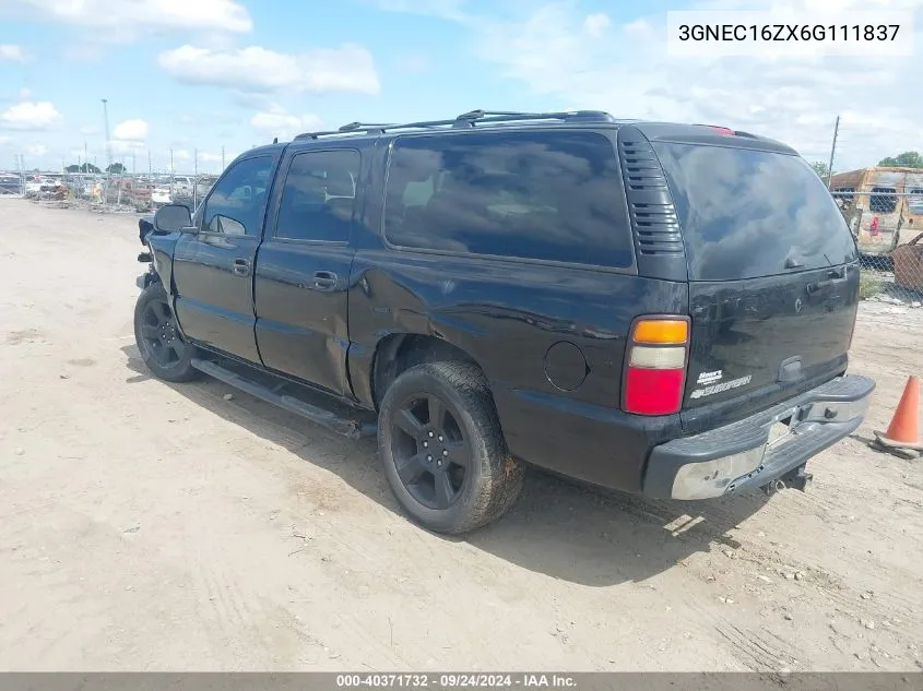 2006 Chevrolet Suburban 1500 Ls VIN: 3GNEC16ZX6G111837 Lot: 40371732