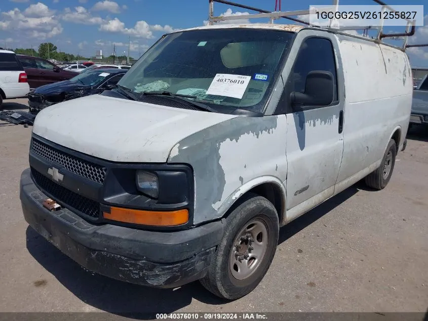 2006 Chevrolet Express Work Van VIN: 1GCGG25V261255827 Lot: 40376010