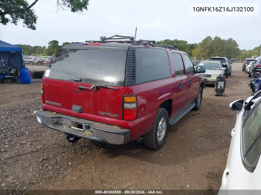 2006 Chevrolet Suburban 1500 Ls VIN: 1GNFK16Z16J132100 Lot: 40380859