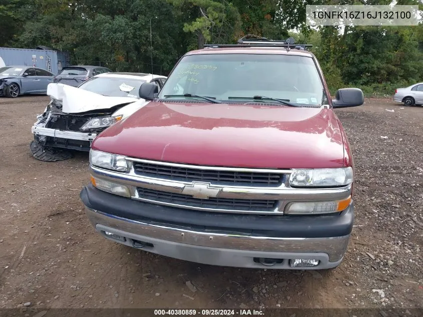 2006 Chevrolet Suburban 1500 Ls VIN: 1GNFK16Z16J132100 Lot: 40380859