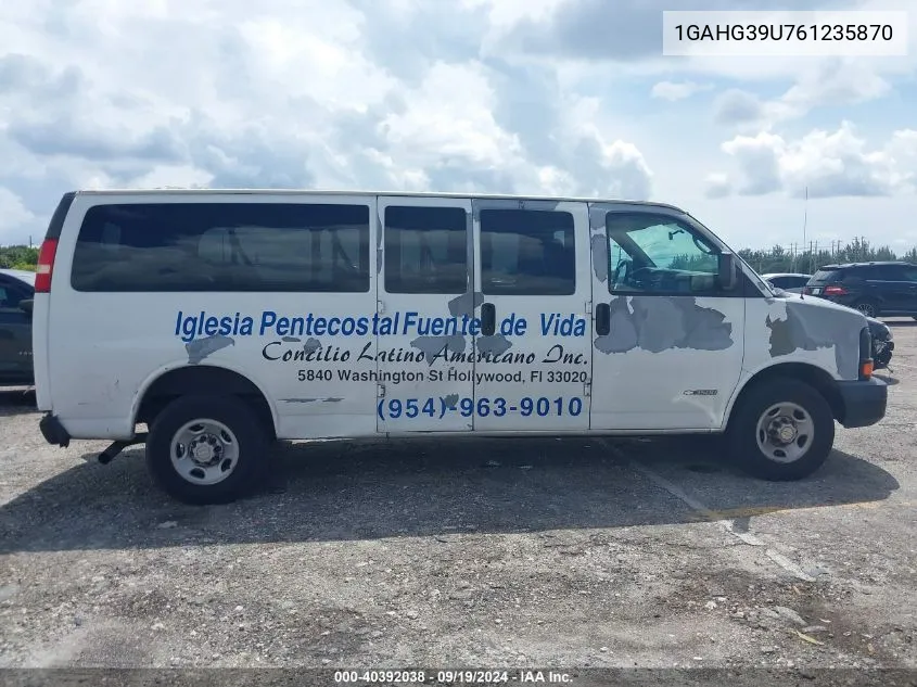 1GAHG39U761235870 2006 Chevrolet Express Ls