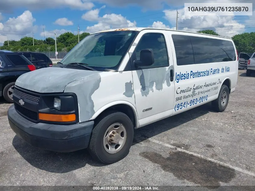 2006 Chevrolet Express Ls VIN: 1GAHG39U761235870 Lot: 40392038