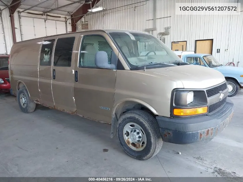 1GCGG29V561207572 2006 Chevrolet Express Work Van