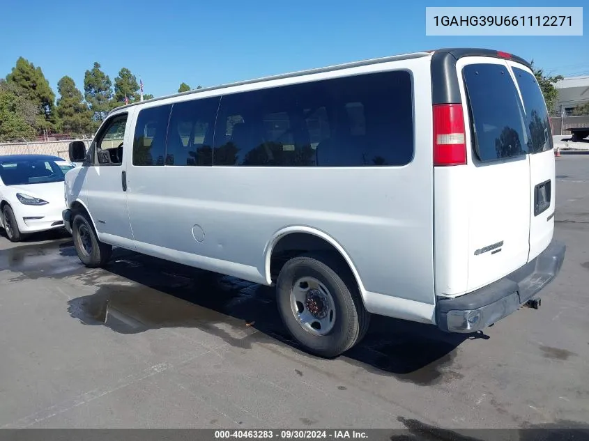 1GAHG39U661112271 2006 Chevrolet Express Ls