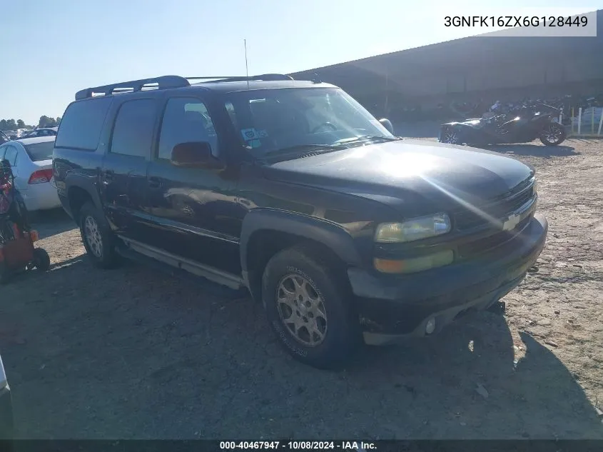 2006 Chevrolet Suburban 1500 Z71 VIN: 3GNFK16ZX6G128449 Lot: 40467947