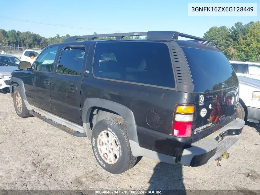 2006 Chevrolet Suburban 1500 Z71 VIN: 3GNFK16ZX6G128449 Lot: 40467947