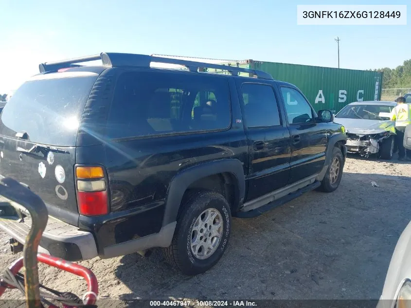 2006 Chevrolet Suburban 1500 Z71 VIN: 3GNFK16ZX6G128449 Lot: 40467947