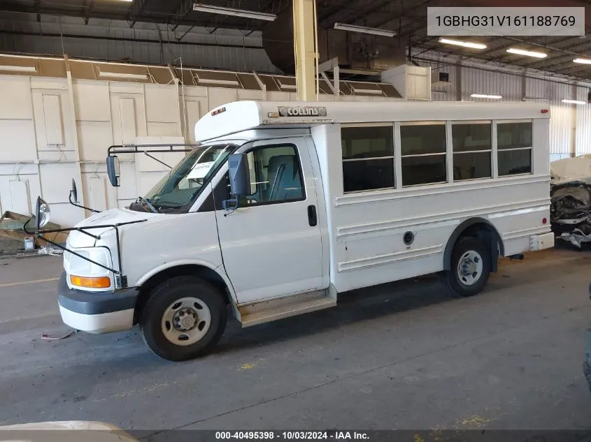 2006 Chevrolet Express Cutaway Work Van VIN: 1GBHG31V161188769 Lot: 40495398