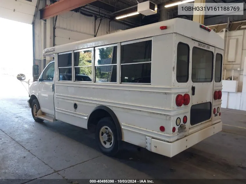 2006 Chevrolet Express Cutaway Work Van VIN: 1GBHG31V161188769 Lot: 40495398