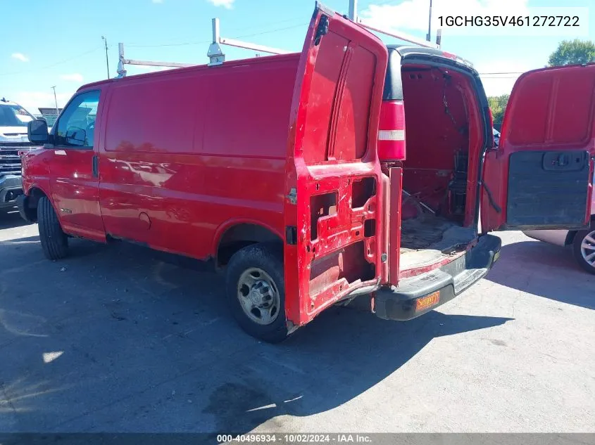 2006 Chevrolet Express Work Van VIN: 1GCHG35V461272722 Lot: 40496934