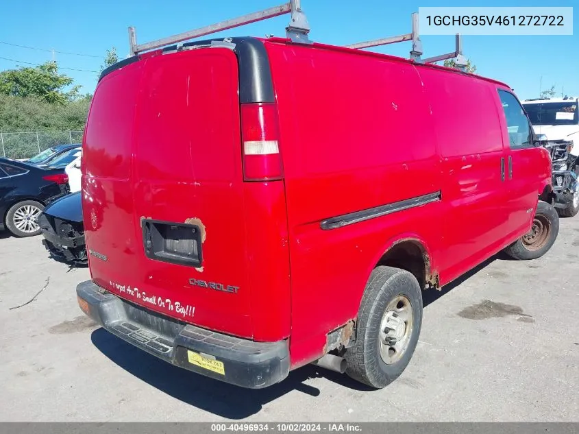 2006 Chevrolet Express Work Van VIN: 1GCHG35V461272722 Lot: 40496934