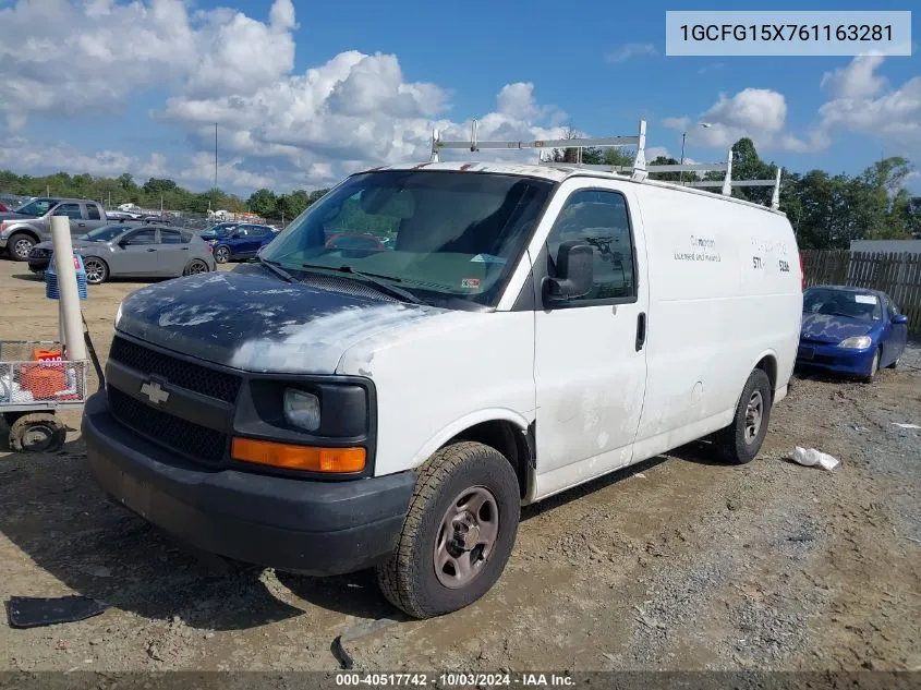 1GCFG15X761163281 2006 Chevrolet Express Work Van