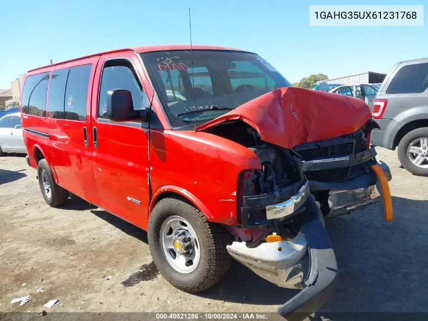 1GAHG35UX61231768 2006 Chevrolet Express G3500