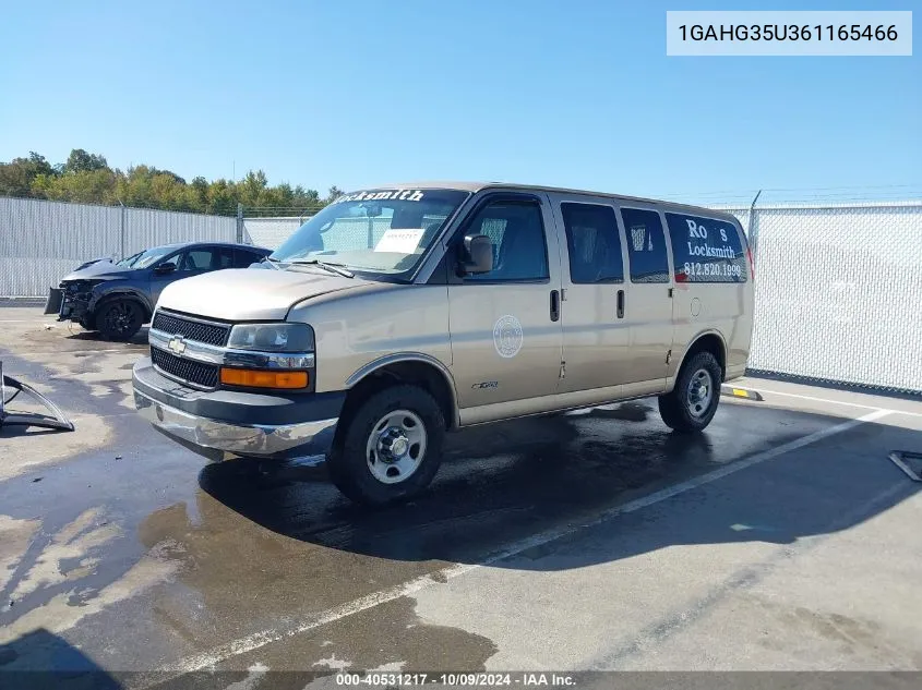 2006 Chevrolet Express Ls VIN: 1GAHG35U361165466 Lot: 40531217