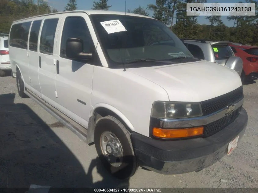 2006 Chevrolet Express Ls VIN: 1GAHG39U161243138 Lot: 40534327