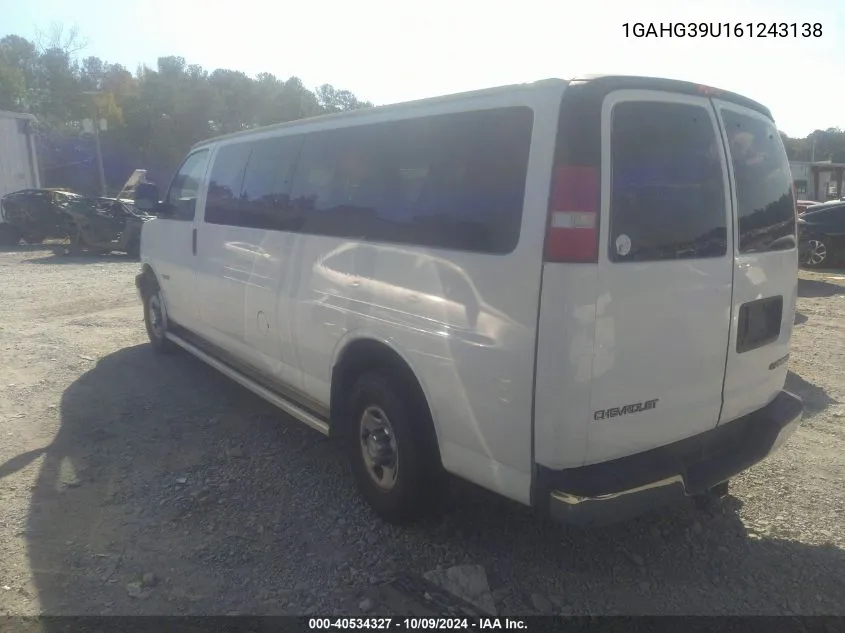 1GAHG39U161243138 2006 Chevrolet Express Ls