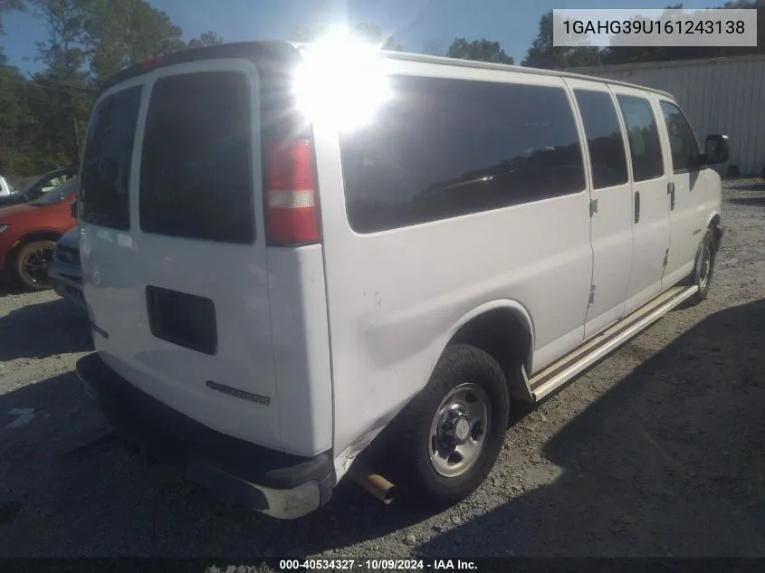 1GAHG39U161243138 2006 Chevrolet Express Ls