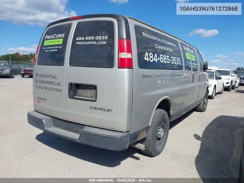 2006 Chevrolet Express Ls VIN: 1GAHG39U761272868 Lot: 40544946