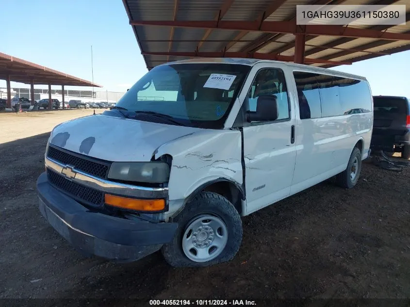 2006 Chevrolet Express VIN: 1GAHG39U361150380 Lot: 40552194