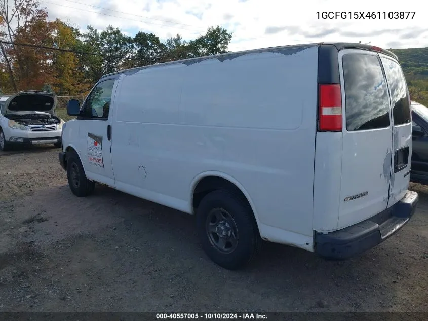 1GCFG15X461103877 2006 Chevrolet Express Work Van