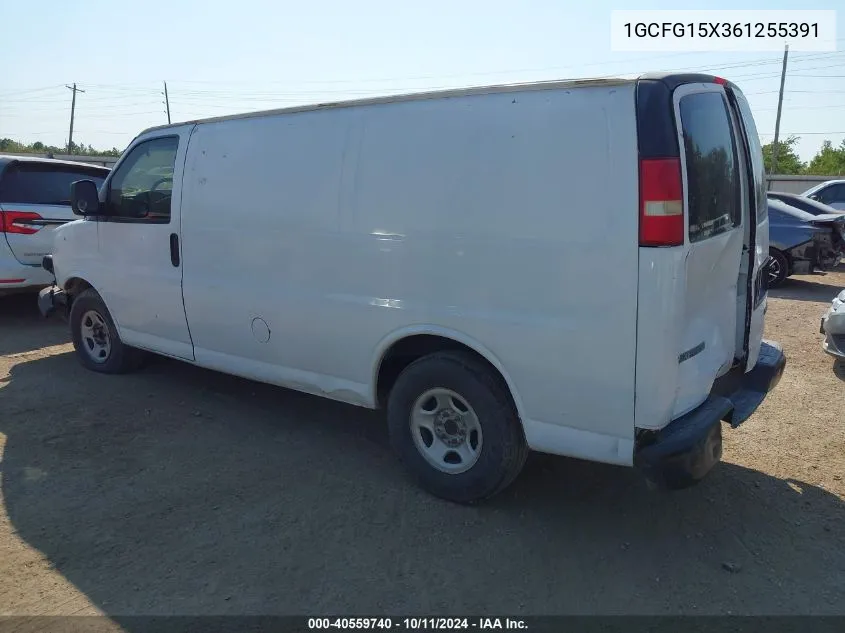 2006 Chevrolet Express Work Van VIN: 1GCFG15X361255391 Lot: 40559740