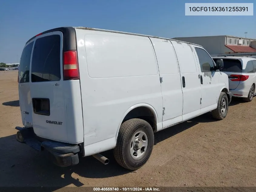 2006 Chevrolet Express Work Van VIN: 1GCFG15X361255391 Lot: 40559740