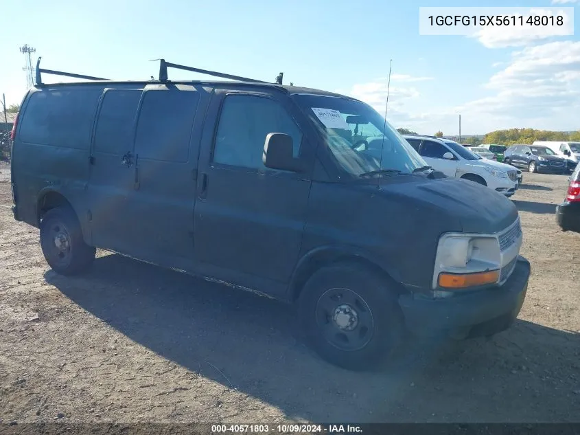 2006 Chevrolet Express Work Van VIN: 1GCFG15X561148018 Lot: 40571803