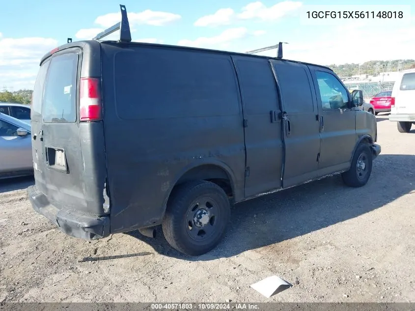 2006 Chevrolet Express Work Van VIN: 1GCFG15X561148018 Lot: 40571803