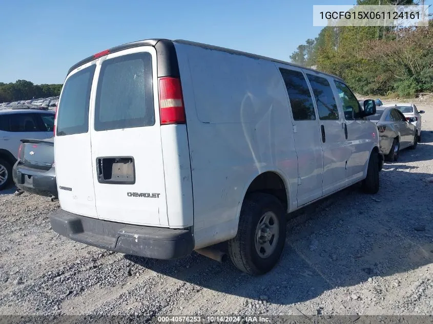 2006 Chevrolet Express Work Van VIN: 1GCFG15X061124161 Lot: 40576253