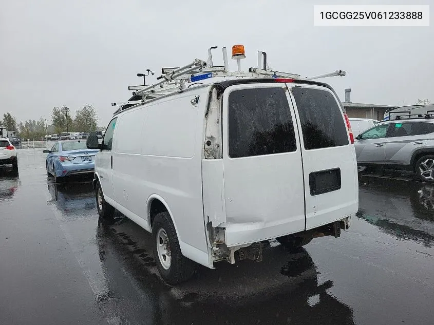 1GCGG25V061233888 2006 Chevrolet Express Work Van