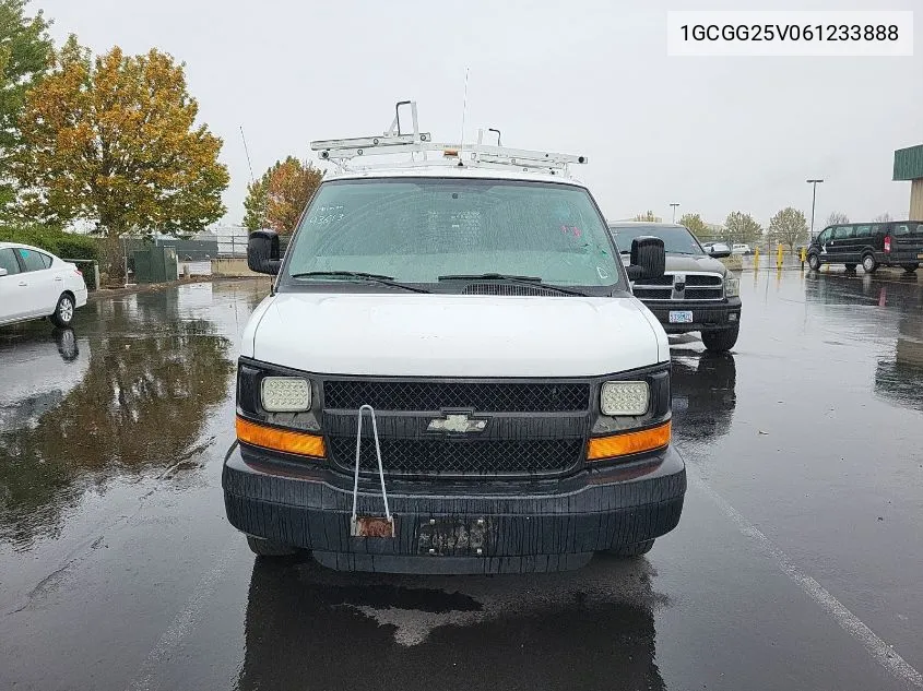 1GCGG25V061233888 2006 Chevrolet Express Work Van