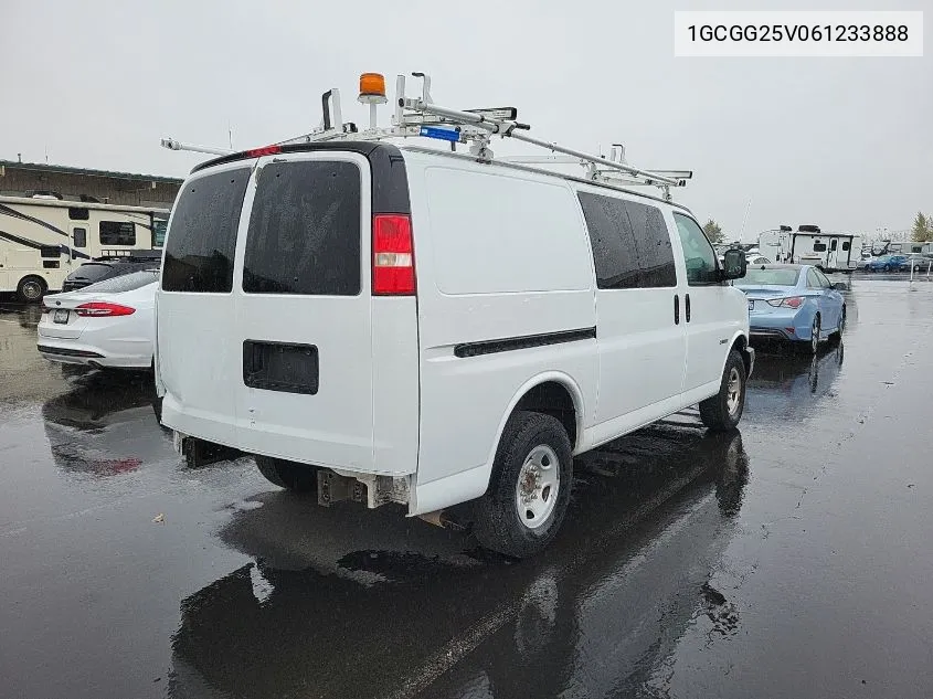 1GCGG25V061233888 2006 Chevrolet Express Work Van