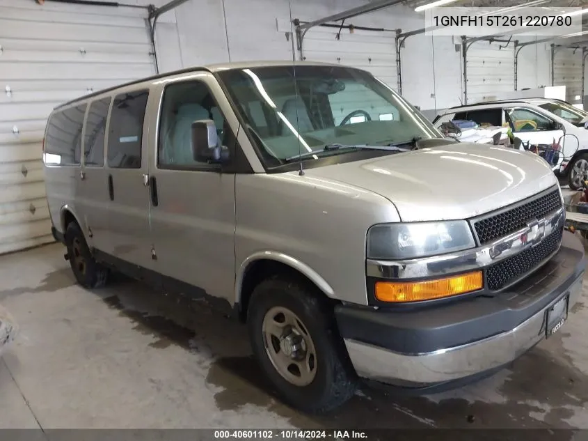 2006 Chevrolet Express Ls VIN: 1GNFH15T261220780 Lot: 40601102