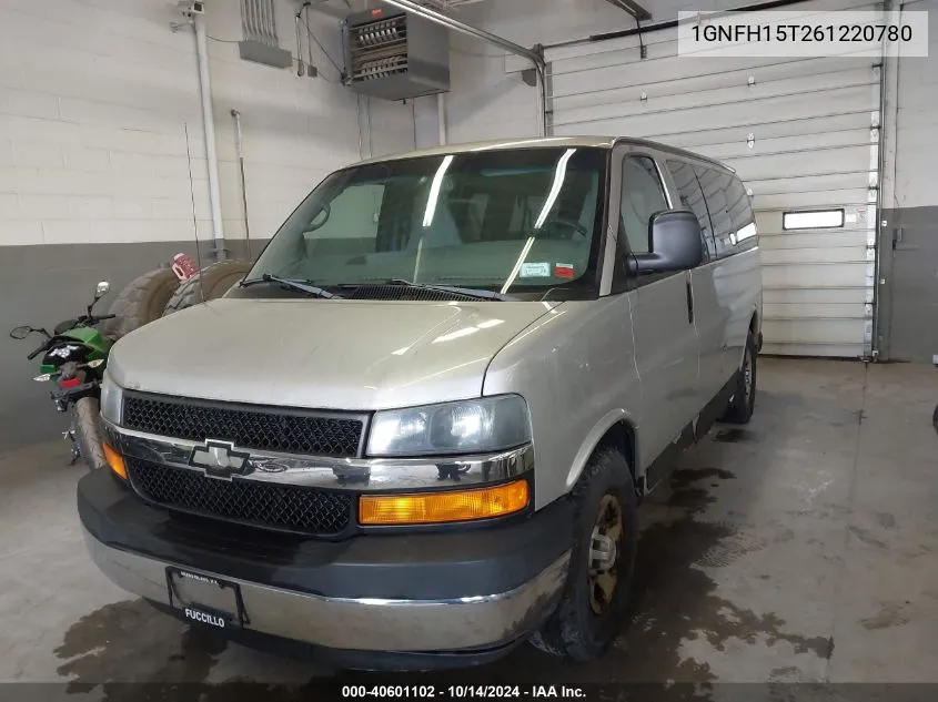 2006 Chevrolet Express Ls VIN: 1GNFH15T261220780 Lot: 40601102