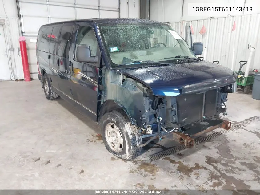 2006 Chevrolet Express Upfitter VIN: 1GBFG15T661143413 Lot: 40614711